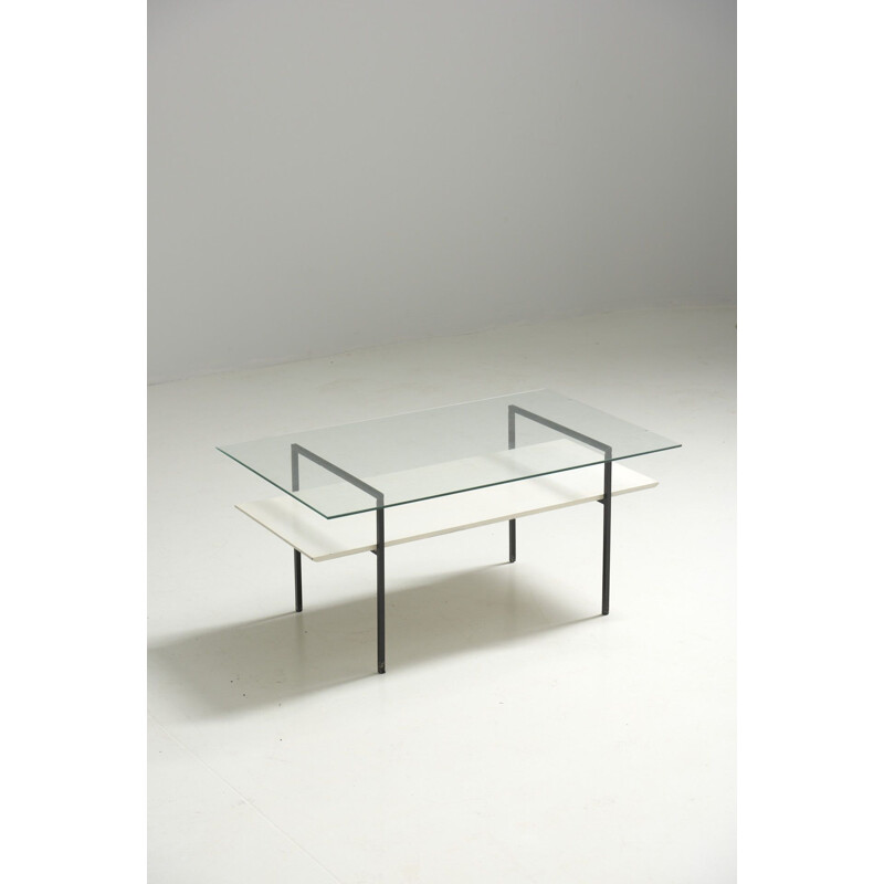 Minimalist vintage coffee table by Coen De Vries for Tetex, Netherlands 1950