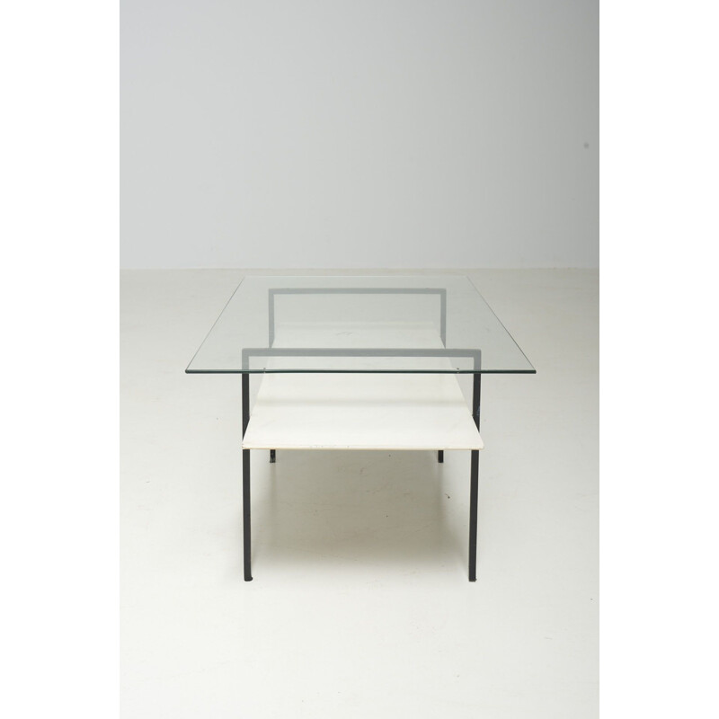 Minimalist vintage coffee table by Coen De Vries for Tetex, Netherlands 1950