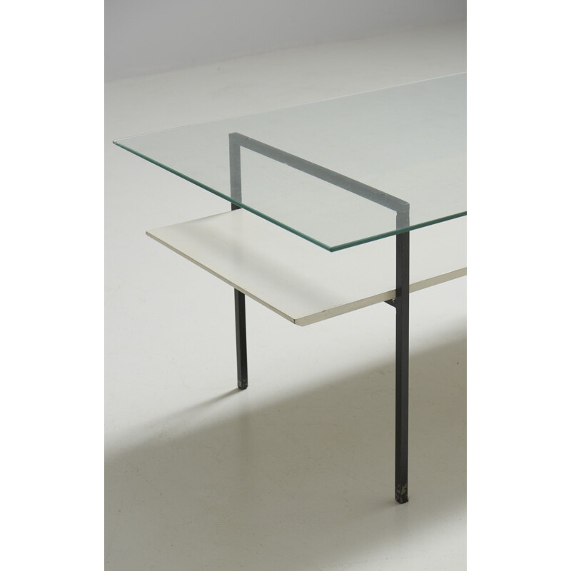Minimalist vintage coffee table by Coen De Vries for Tetex, Netherlands 1950