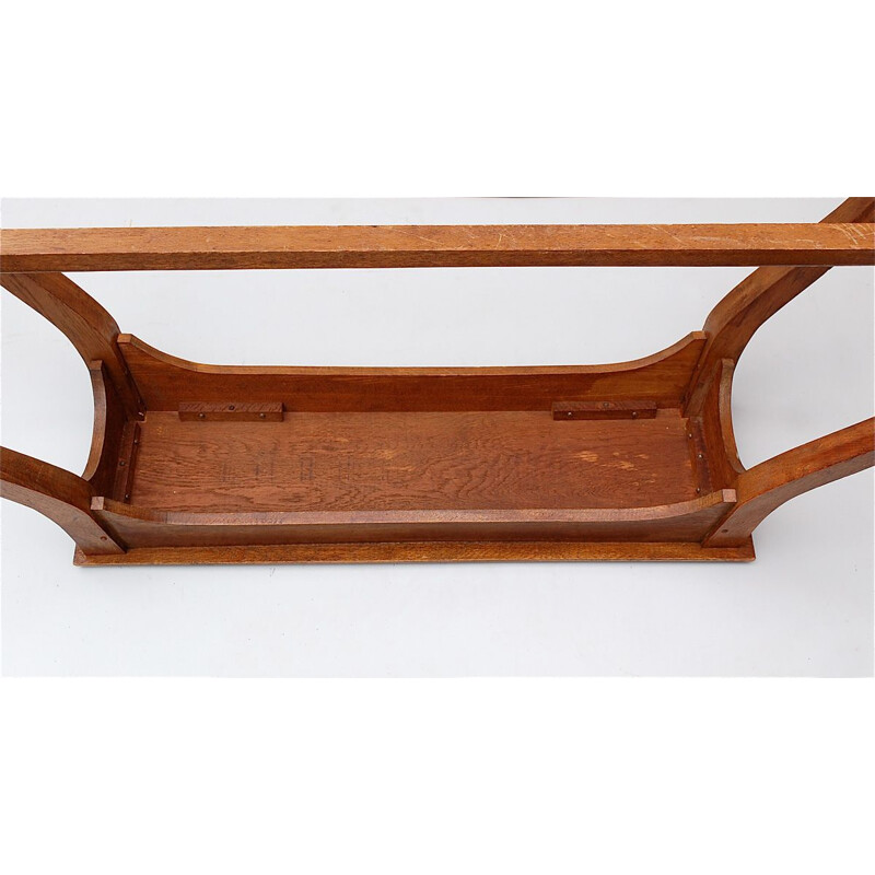 Vintage solid oakwood console