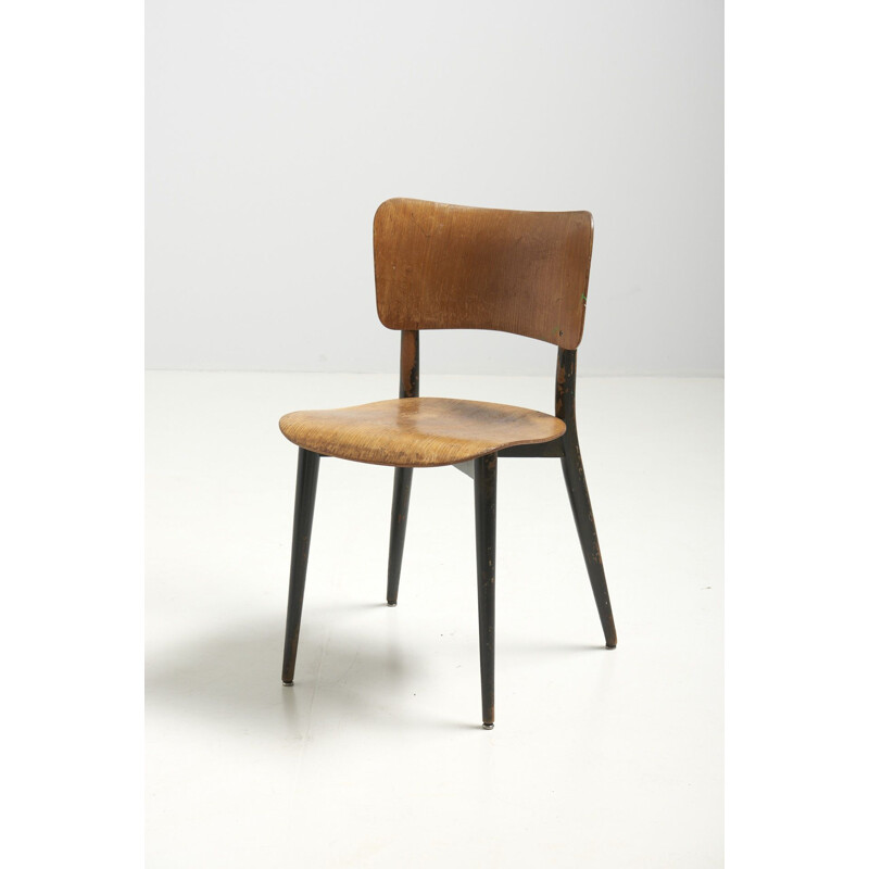 Vintage-Stuhl "Cross Frame Chair" von Max Bill für Horgen Glarus, Schweiz 1950