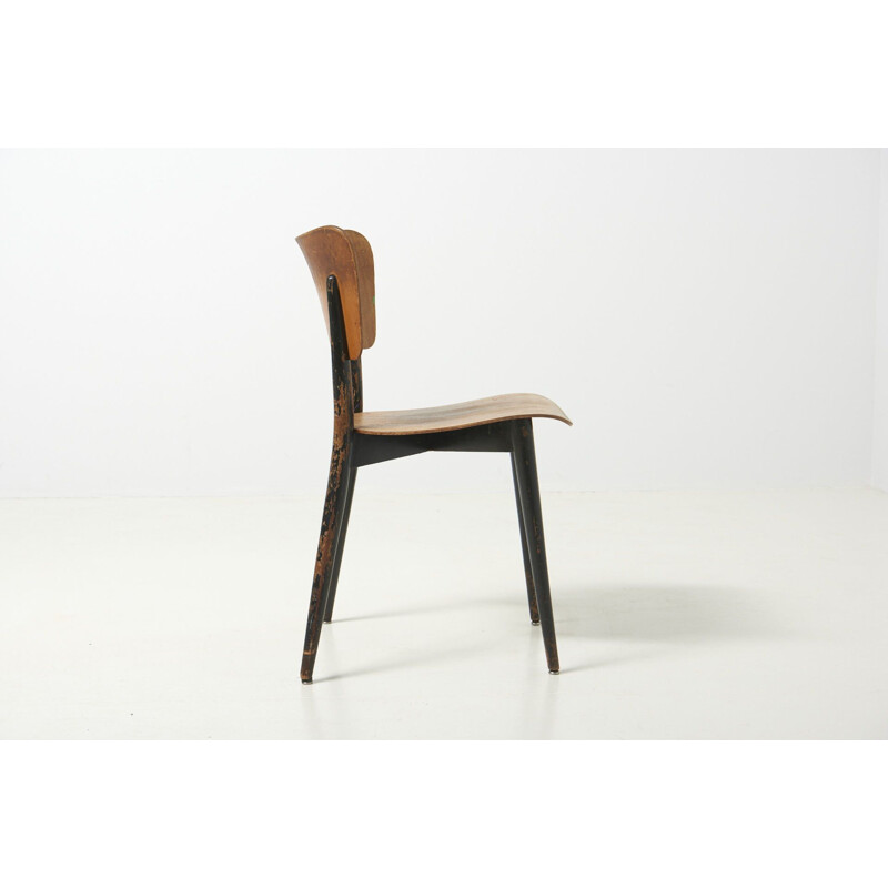 Vintage-Stuhl "Cross Frame Chair" von Max Bill für Horgen Glarus, Schweiz 1950