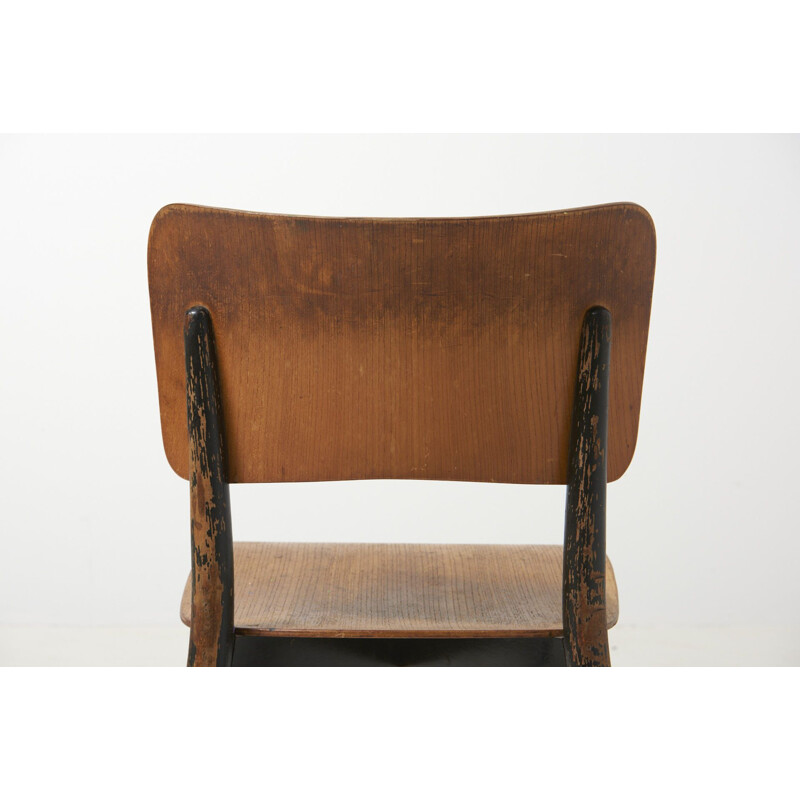 Vintage "Cross Frame Chair" van Max Bill voor Horgen Glarus, Zwitserland 1950