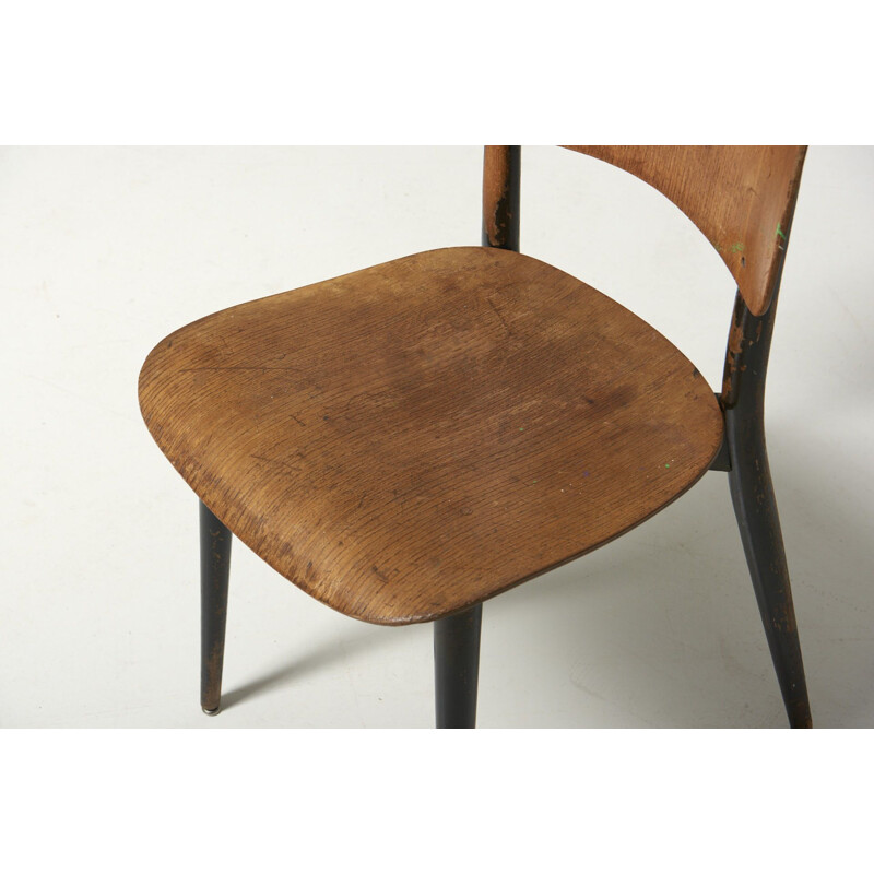 Vintage-Stuhl "Cross Frame Chair" von Max Bill für Horgen Glarus, Schweiz 1950