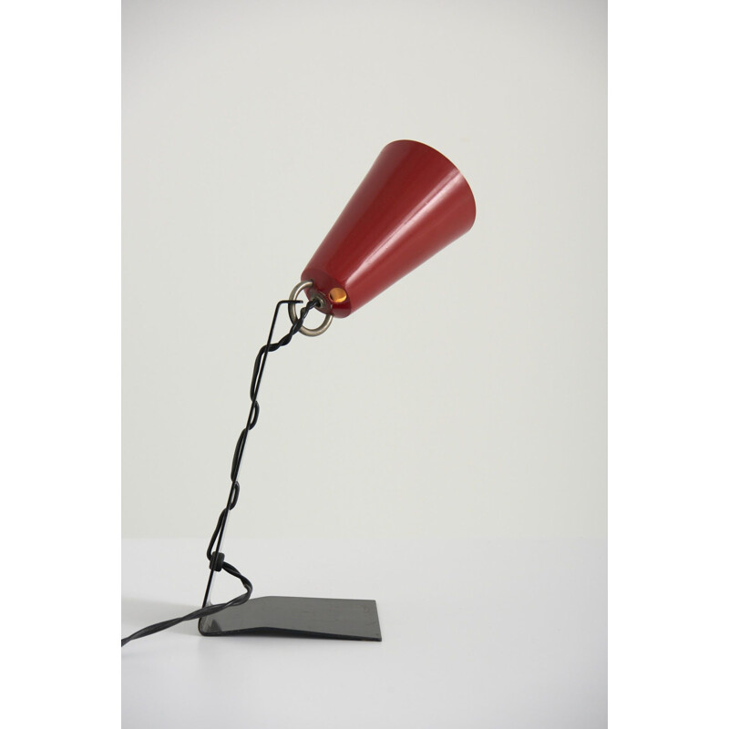 Vintage tafellamp "Hook" van T. J. Kalmar, Oostenrijk 1950