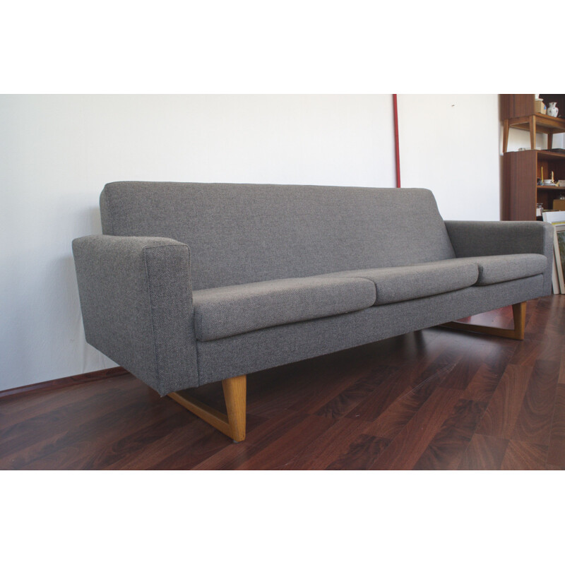 Vintage scandinavian teak 3-seater sofa, Sweden 1960s