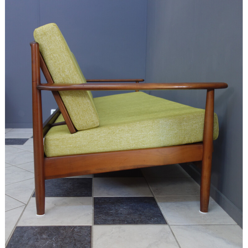 Gelbes Vintage-Schlafsofa, 1960