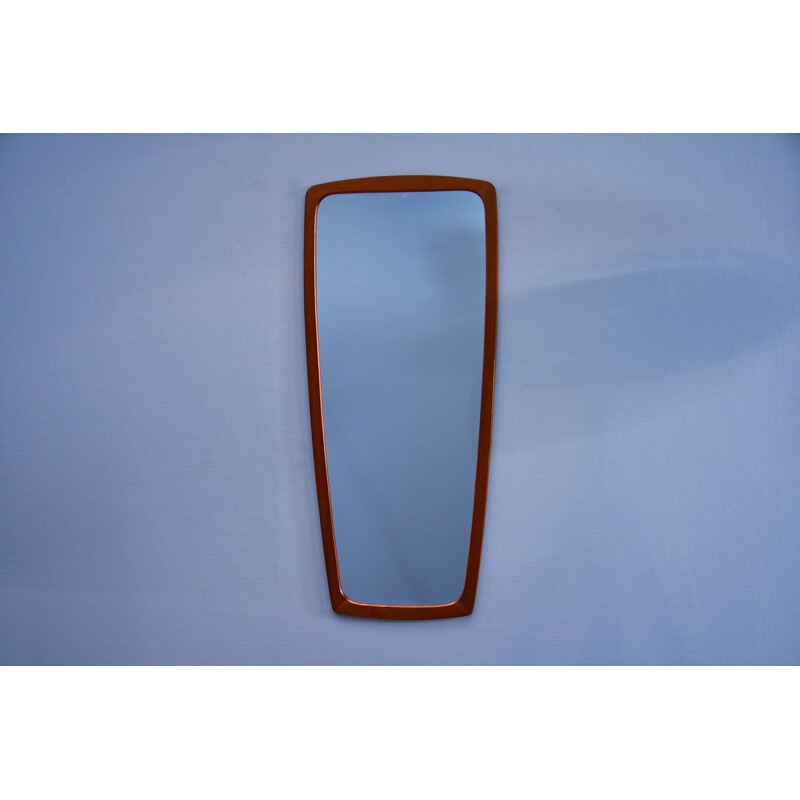 Danish vintage mirror in teak, 1960s