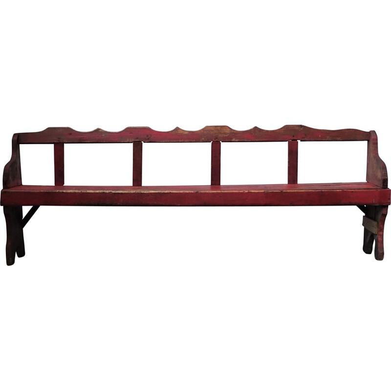 Vintage wooden bench