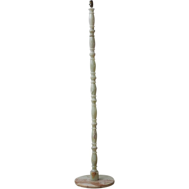 Onyx English mid-century floor lamp, 1970s