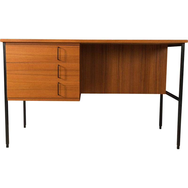 Vintage teak desk by Günter Renkel for Rego Möbel, Germany 1960s