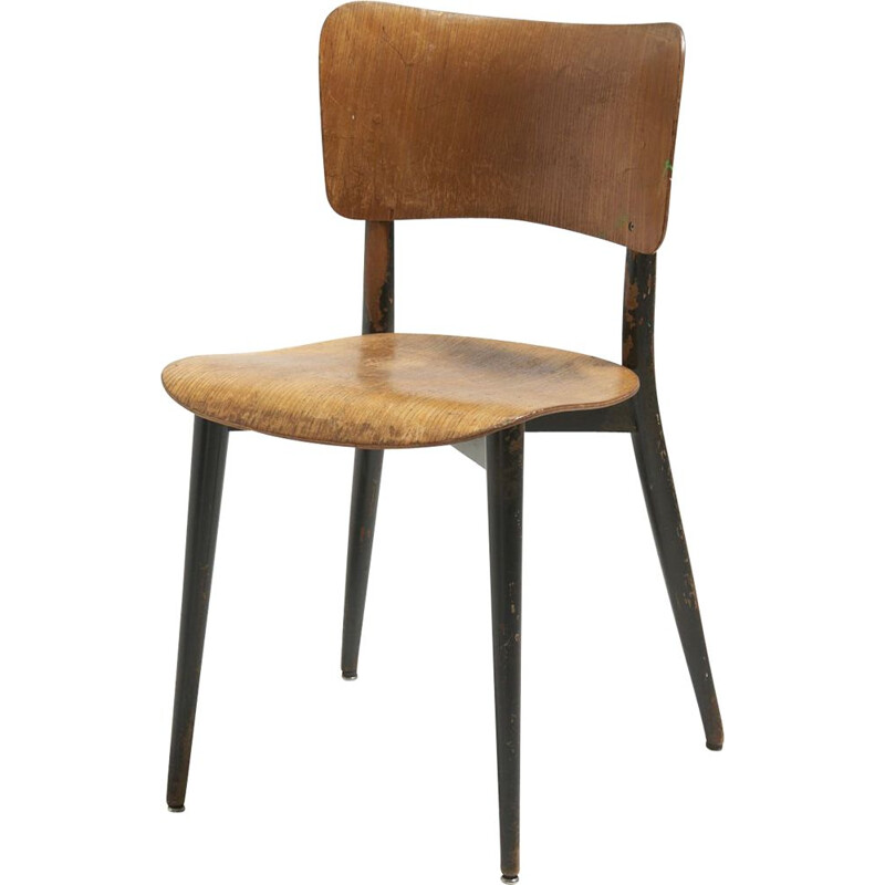 Sedia vintage "Cross Frame Chair" di Max Bill per Horgen Glarus, Svizzera 1950