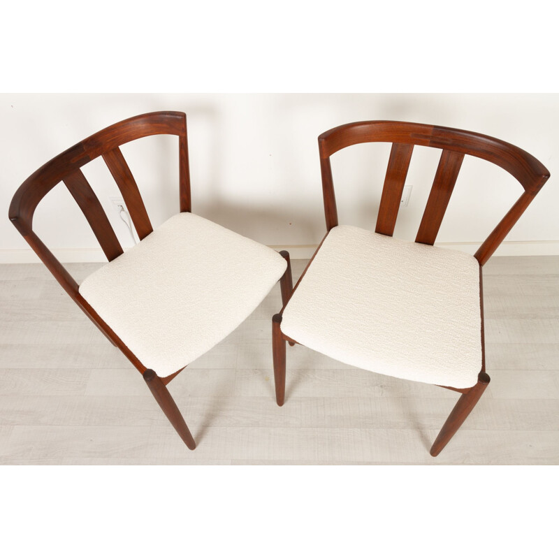 Ein Paar dänische Vintage-Stühle aus Teakholz, 1960