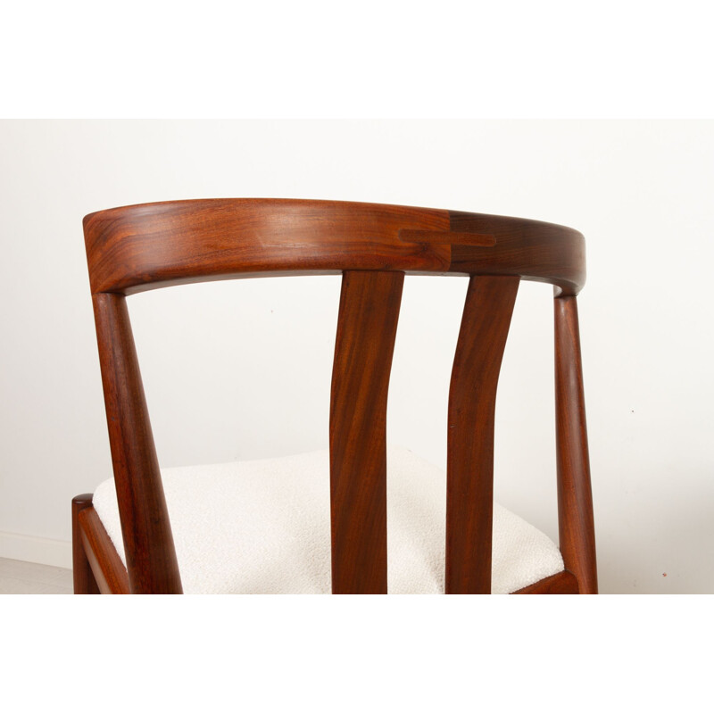 Pair of vintage Danish teak dining chairs, 1960s