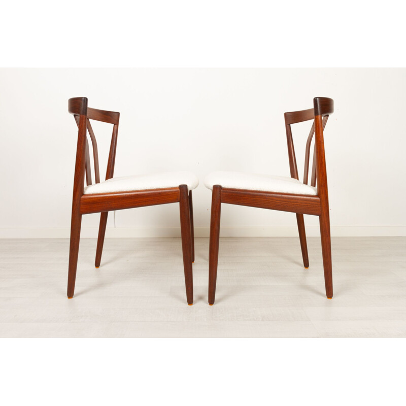 Paire de chaises danoises vintage en teck, 1960