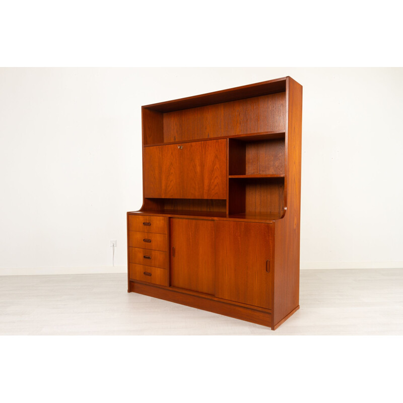 Vintage Danish teak bookcase, 1960s