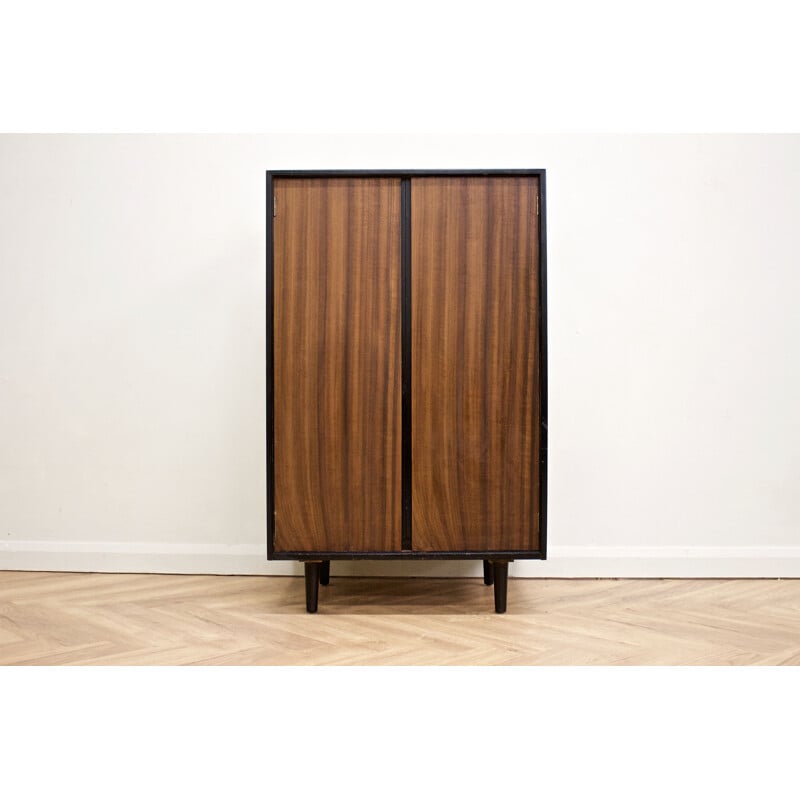 Walnut vintage compact cabinet by John & Sylvia Reid for Stag, 1950s