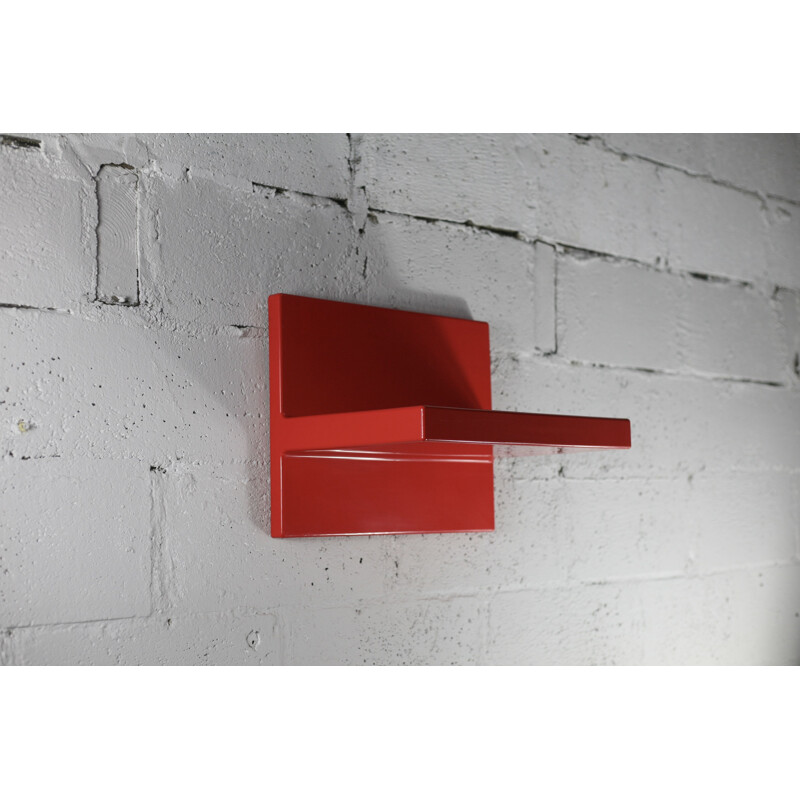 Vintage plastic wall shelf by Marcello Siard for Kartell, Italy 1970