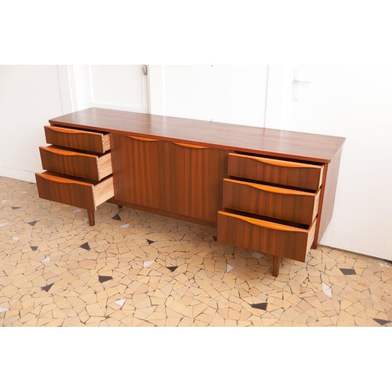 Vintage walnut sideboard, 1960