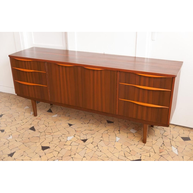 Vintage walnut sideboard, 1960