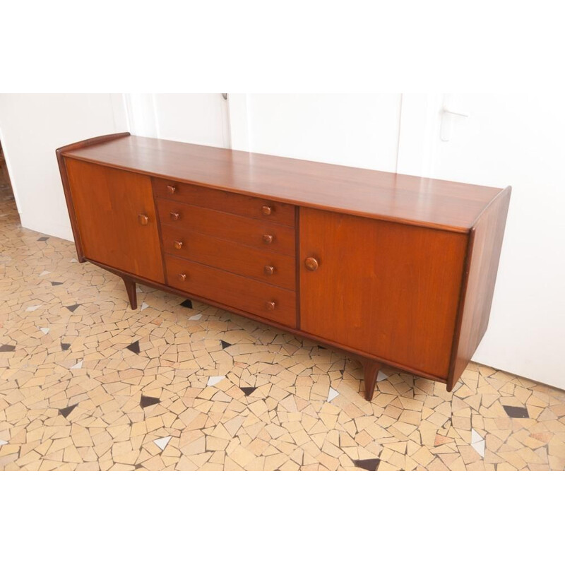 Vintage Younger teak en massief mahonie dressoir, 1960