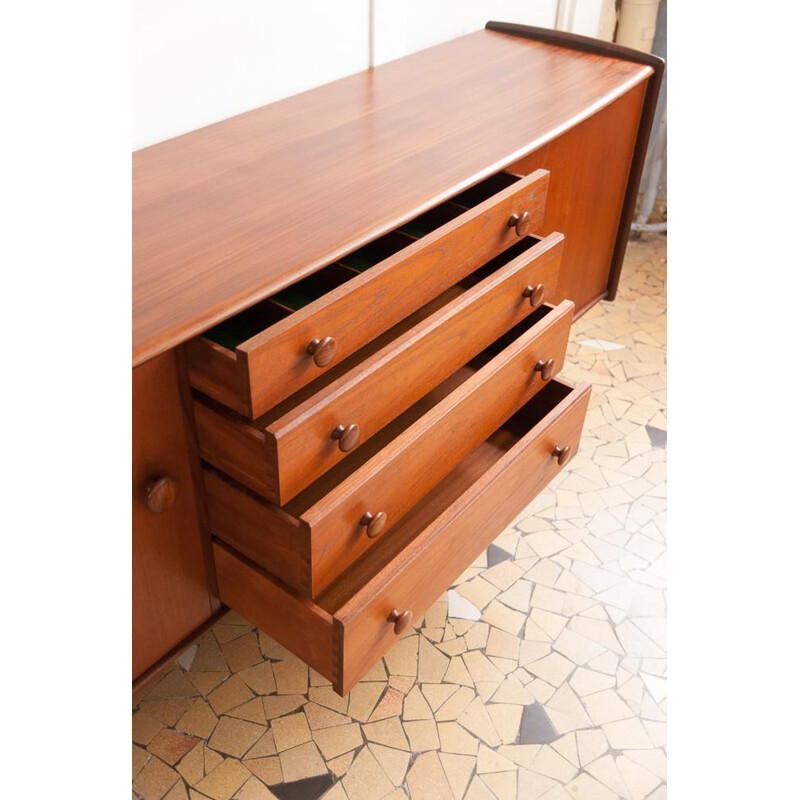 Credenza vintage Younger in teak e mogano massiccio, 1960