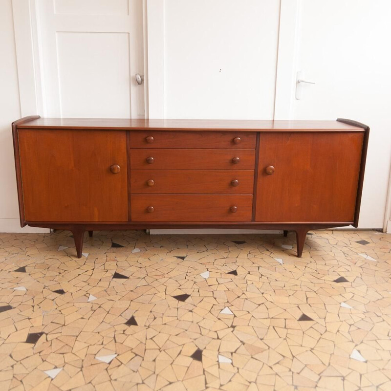 Vintage Younger Enfilade aus Teakholz und massivem Mahagoni, 1960