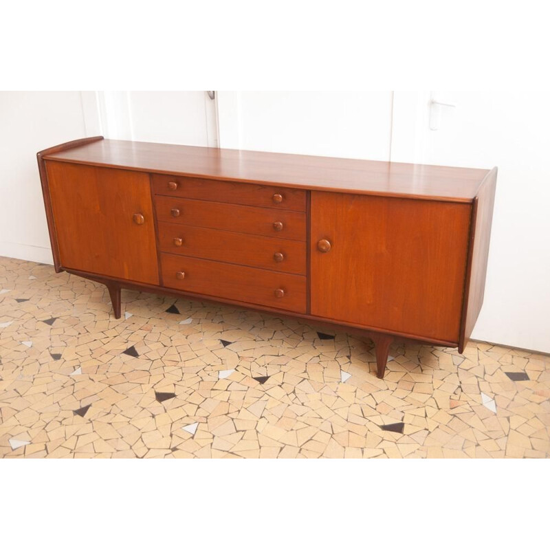 Credenza vintage Younger in teak e mogano massiccio, 1960