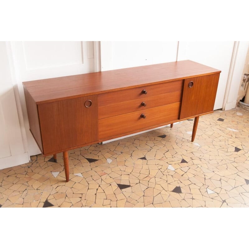 Vintage Avalon sideboard with two sliding doors, 1960