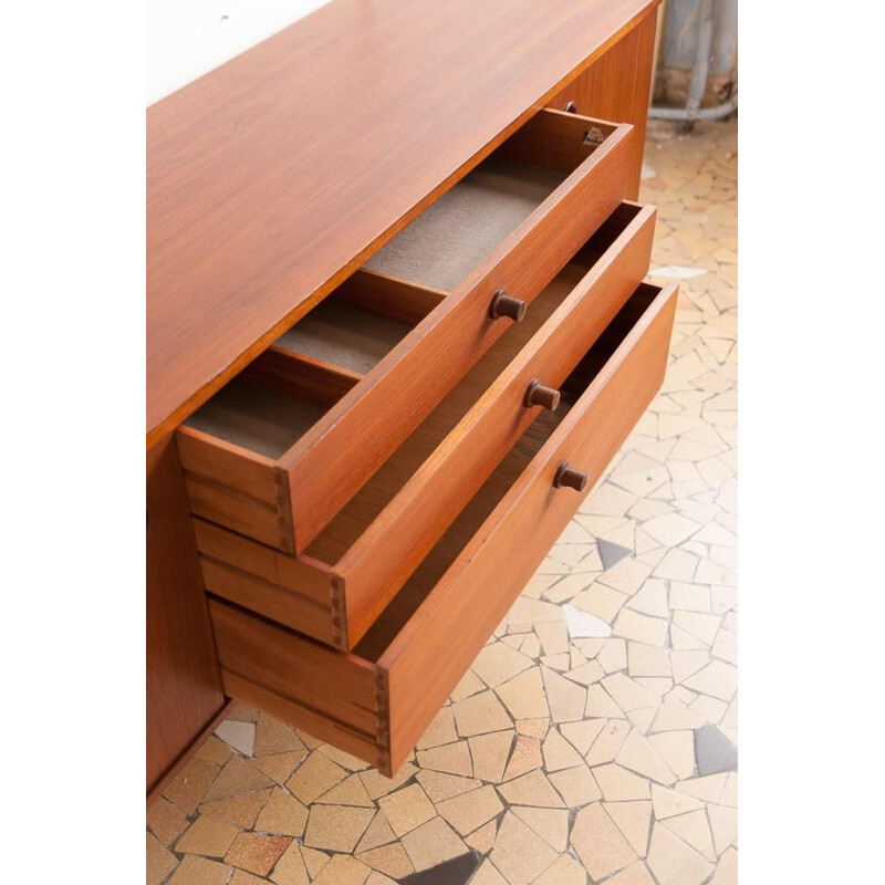 Vintage Avalon sideboard with two sliding doors, 1960