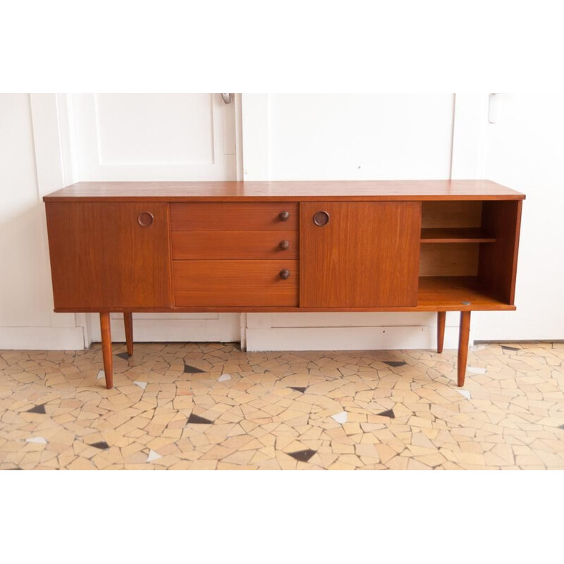 Vintage Avalon sideboard with two sliding doors, 1960