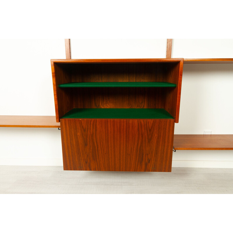 Vintage Danish modular teak wall unit by Kurt Østervig, Denmark 1960s