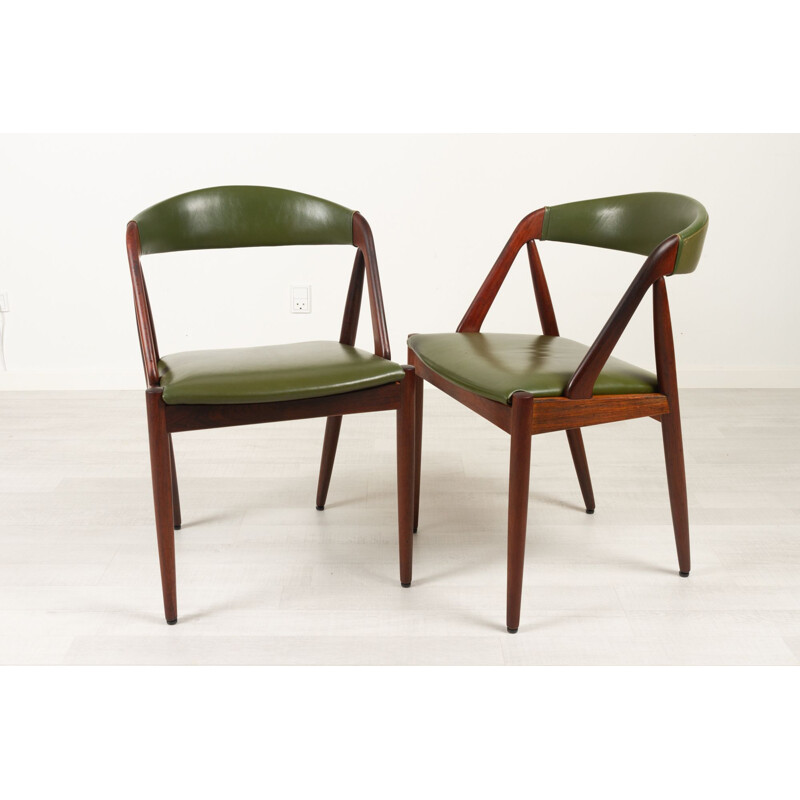 Set of 6 Danish vintage rosewood dining chairs by Kai Kristiansen, 1960s