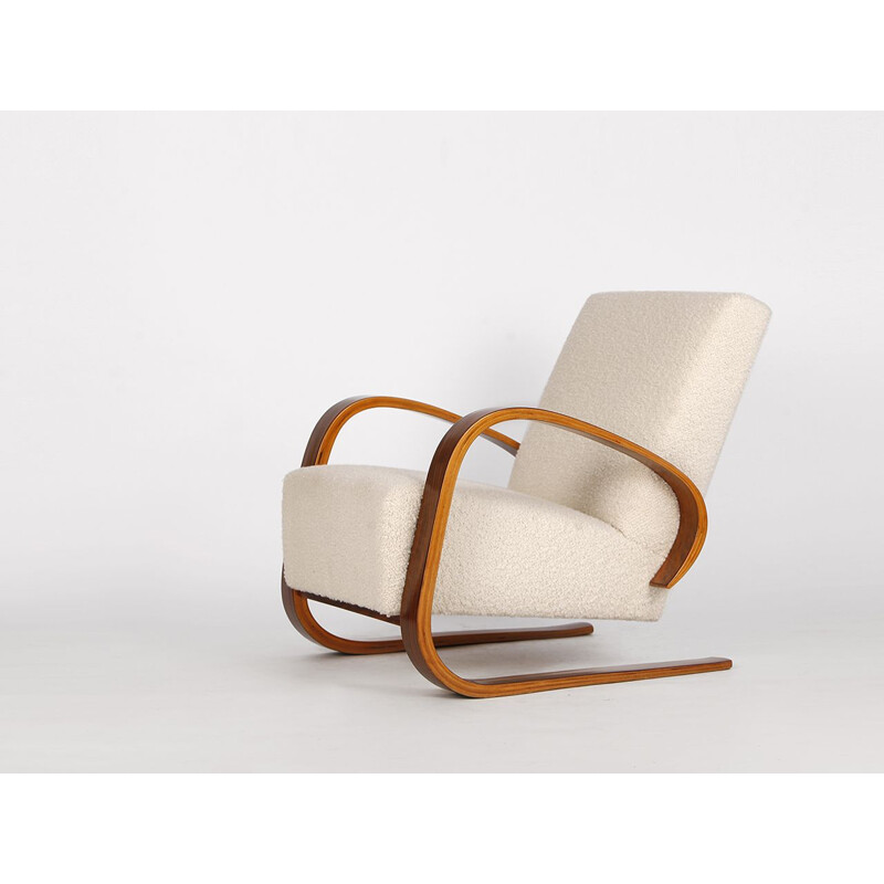 Cadeira Vintage cantilever loop chair por Miroslav Navrátil para Up Závody, 1950