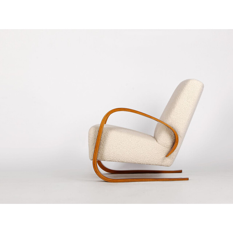 Cadeira Vintage cantilever loop chair por Miroslav Navrátil para Up Závody, 1950