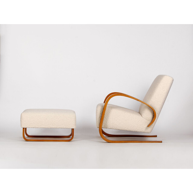 Silla cantilever loop vintage de Miroslav Navrátil para Up Závody, 1950