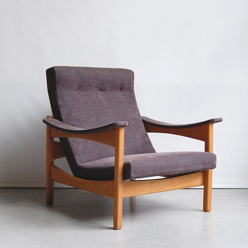 Vintage Drakkar armchair by Gilbert Steiner for Steiner Seating, 1960