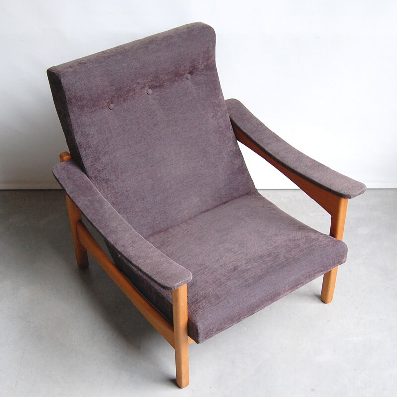 Vintage Drakkar armchair by Gilbert Steiner for Steiner Seating, 1960