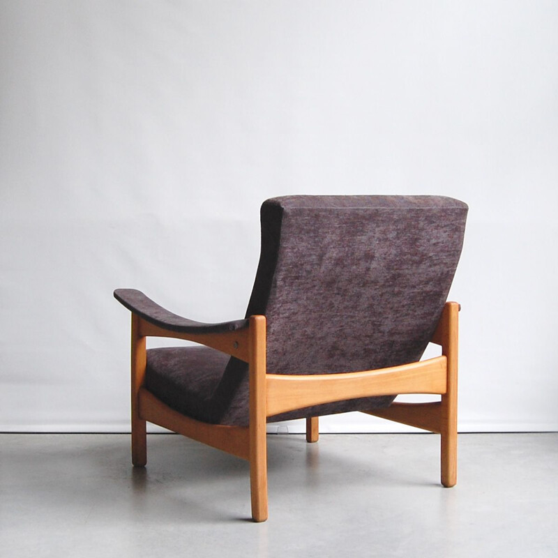 Fauteuil vintage Drakkar de Gilbert Steiner pour Sièges Steiner, 1960