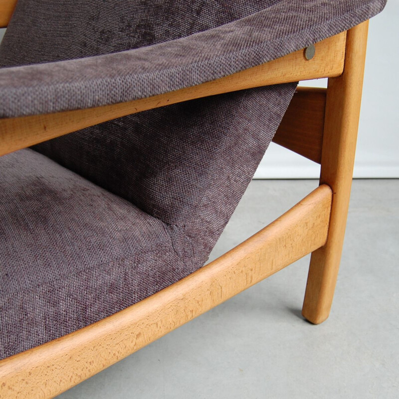 Fauteuil vintage Drakkar de Gilbert Steiner pour Sièges Steiner, 1960