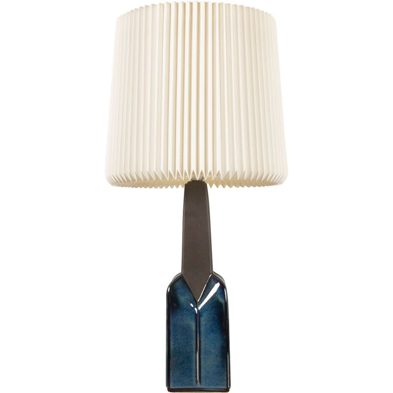 Vintage ceramic table lamp by Einar Johansen for Søholm, Denmark 1960