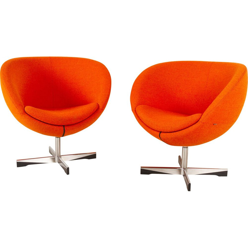 Pair of Scandinavian vintage armchairs by Sven Ivar Dysthe, 1965