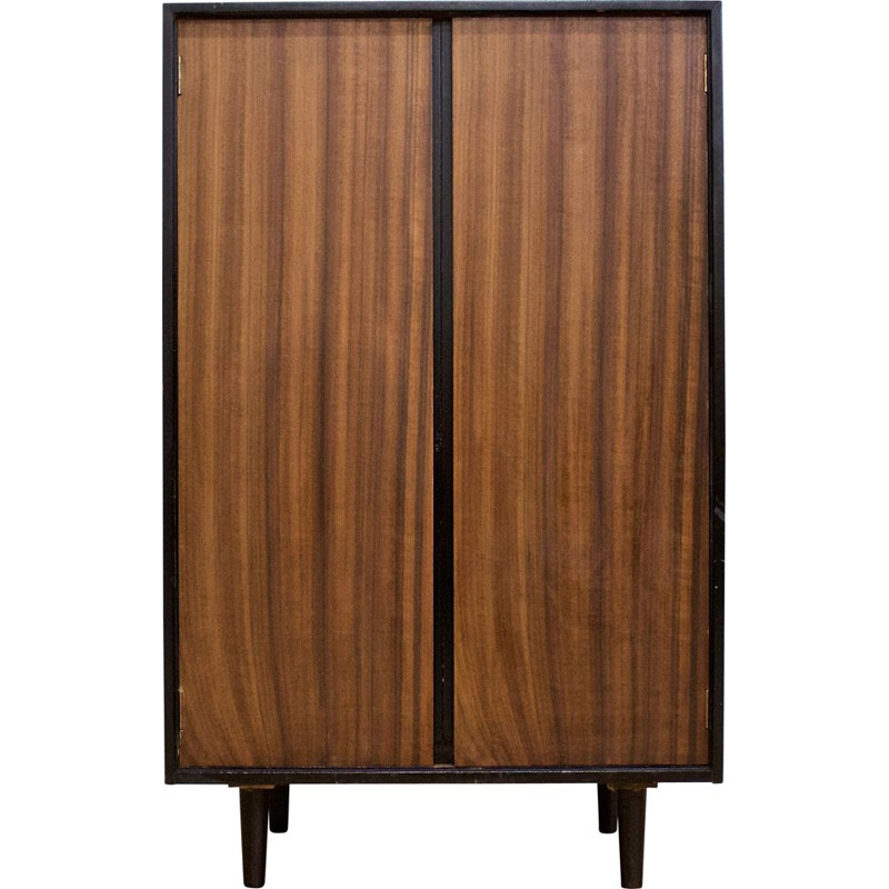 Walnut vintage compact cabinet by John & Sylvia Reid for Stag, 1950s