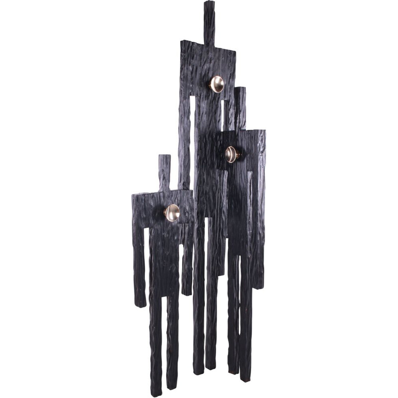 Vintage Artistic coat rack "Family" by Thierry Jacques