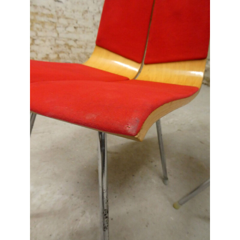 Pareja de sillas vintage de Hans Bellmann, 1960