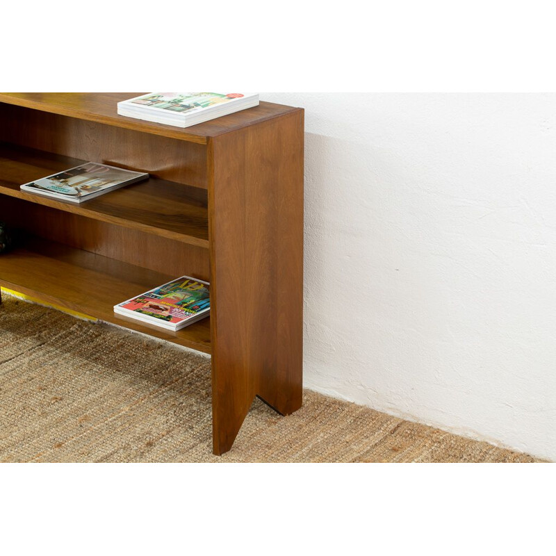 Scandinavian vintage teak bookcase, 1960