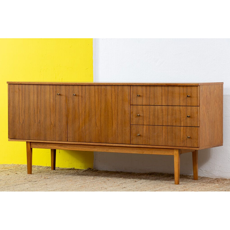 Scandinavian vintage light wood sideboard, 1960