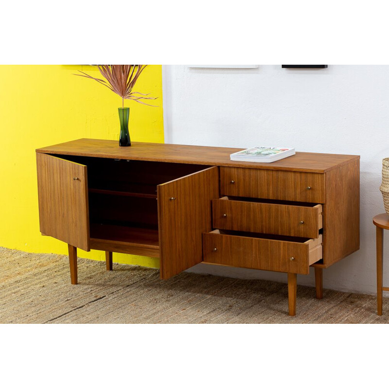 Scandinavian vintage light wood sideboard, 1960