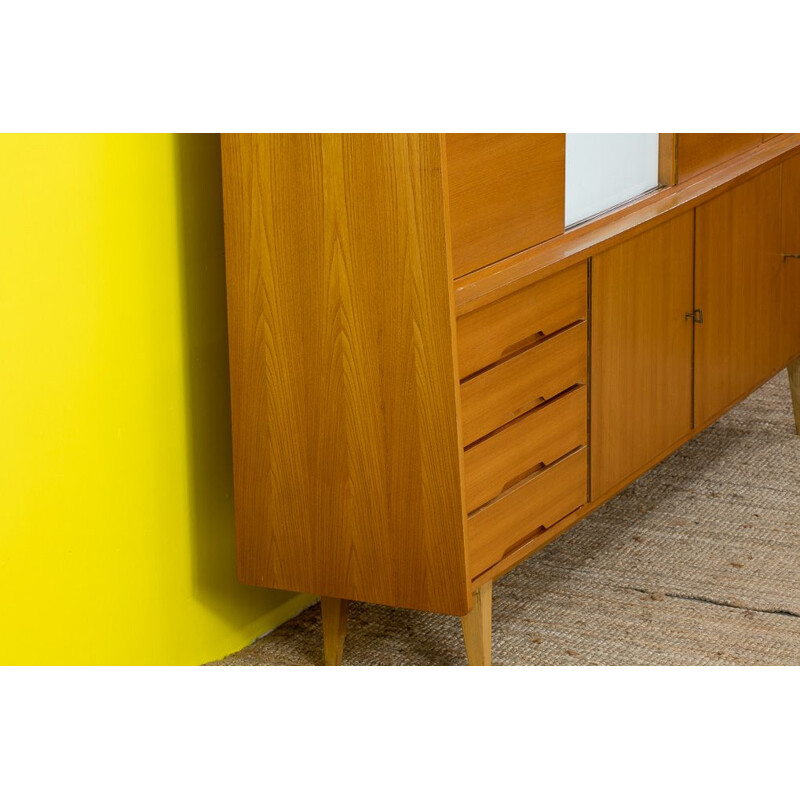 Scandinavian vintage light wood sideboard, 1960