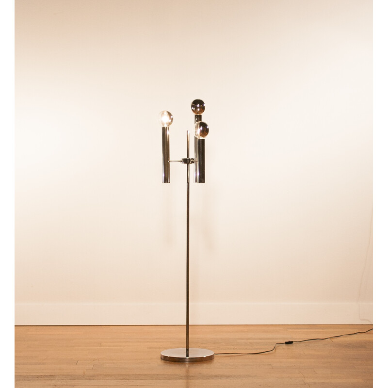 Italian floorlamp in metal - 1960s